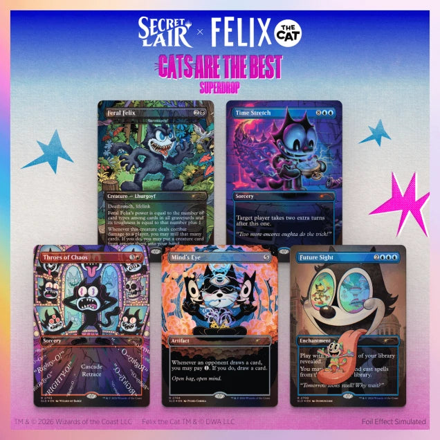 Secret Lair - (Foil) Felix the Cat - Magic Bag of Tricks