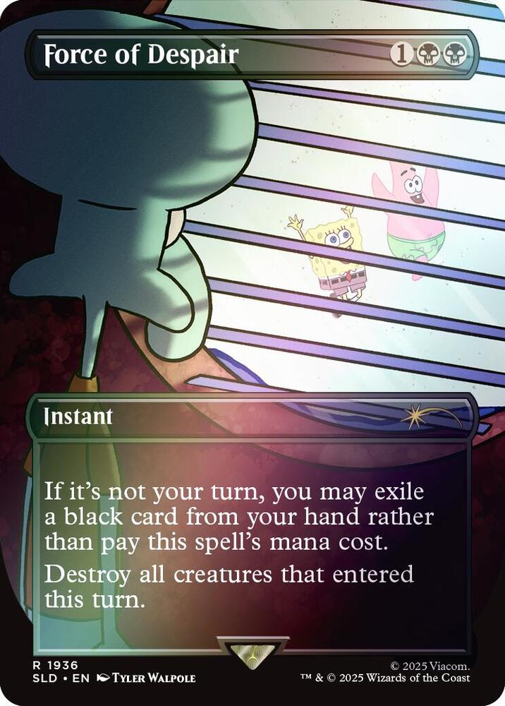 Force of Despair (Rainbow Foil) - Secret Lair Drop Series (SLD)