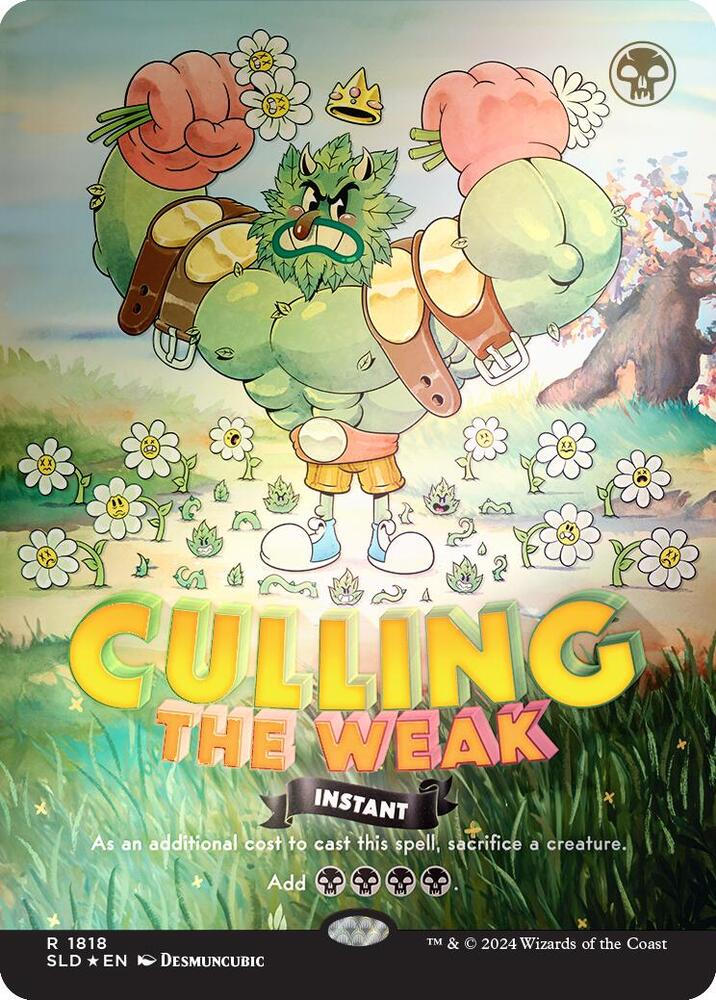 Culling the Weak (Rainbow Foil) - Secret Lair Drop Series (SLD)