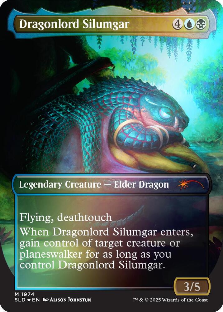 Dragonlord Silumgar (Rainbow Foil) - Secret Lair Drop Series (SLD)