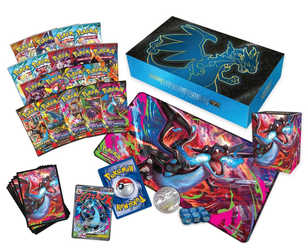 PREORDER - Ultra Premium Collection - Mega Charizard X ex (Local Customers at this time only)