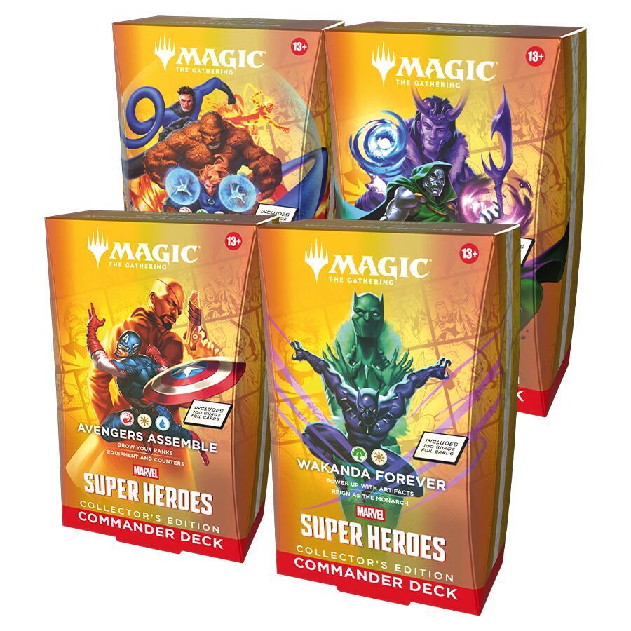 Commander Deck Case (Collector's Edition) - Marvel Super Heroes