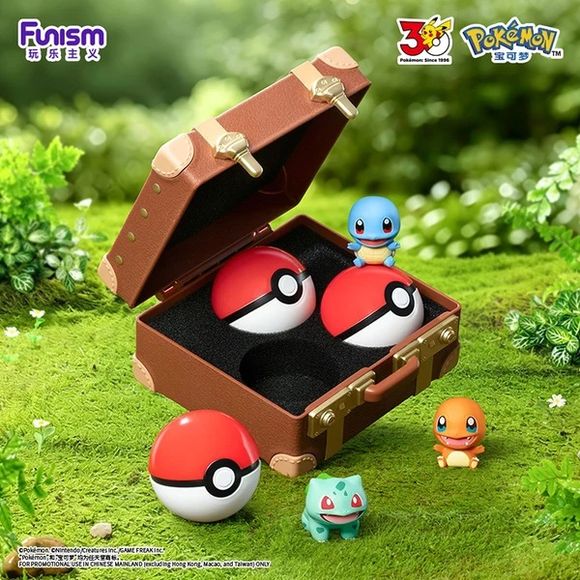 Pokemon Toy - Funism Palm Size Wonders First Partner Series Suitcase Blind Box