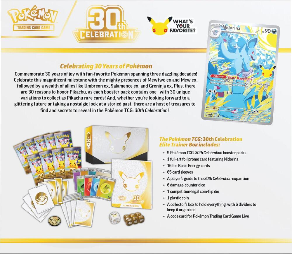 Elite Trainer Box - ME: 30th Celebration (30C) (1 PER PERSON)
