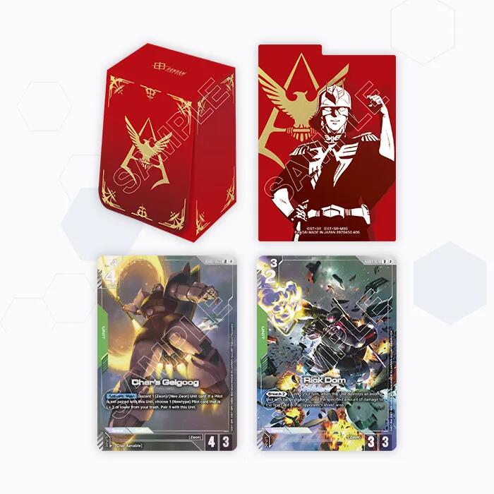 Gundam Card Game - Official Card Case Set 02 - Bandai Deck Boxes