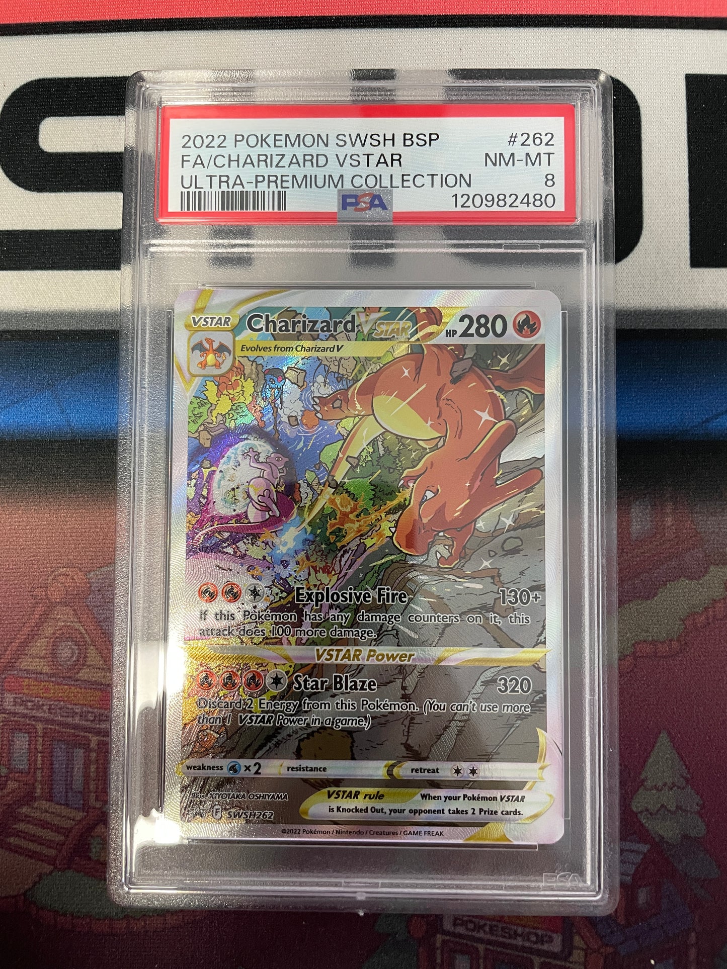 Graded - Charizard VStar #SWSH262 [ENG / PSA 8
