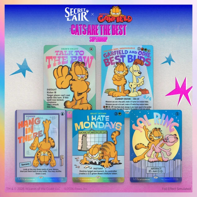 Secret Lair - (Foil) Garfield - Motivationally Challenged