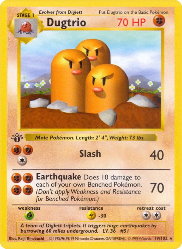Single - Dugtrio #19/102 [ENG]
