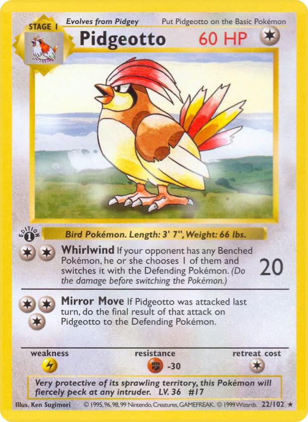 Single - Pidgeotto #22/102 [ENG]