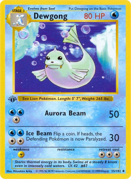 Single - Dewgong #25/102 [ENG]