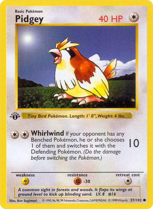 Single - Pidgey #57/102 [ENG]