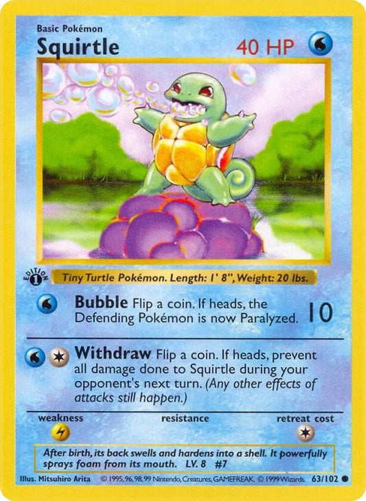 Single - Squirtle #63/102 [ENG]