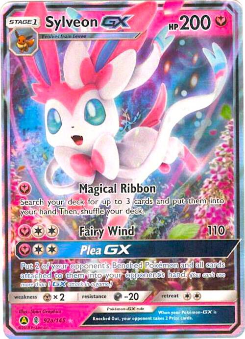 Single - Sylveon GX #92a/145 [ENG]