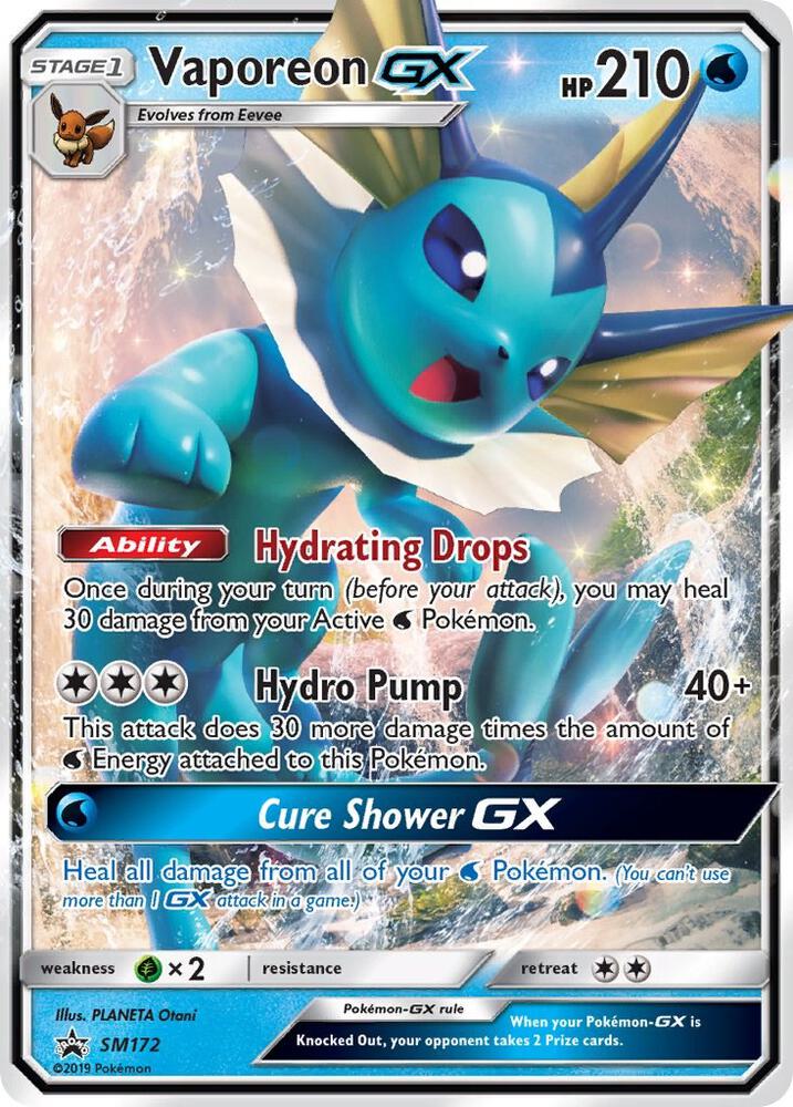 Promo - Vaporeon GX #SM172 [ENG]