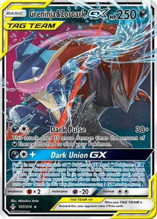 Single - Greninja & Zoroark GX #107/214 [ENG]