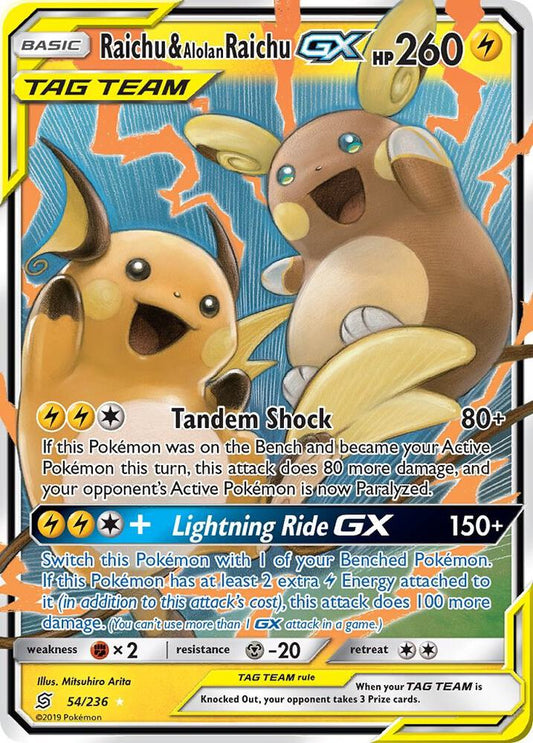 Single - Raichu & Alolan Raichu GX [ENG]