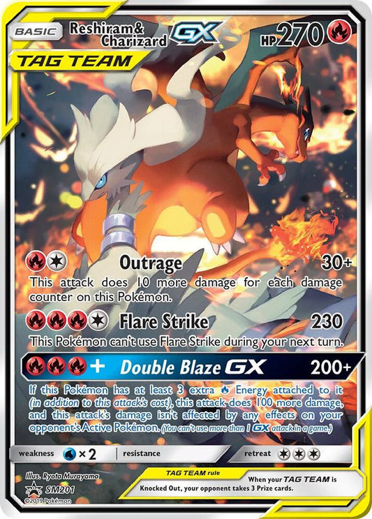 Promo - Reshiram & Charizard GX #SM201 [ENG]