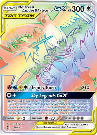 Single - Moltres & Zapdos & Articuno GX #69/68 [ENG]