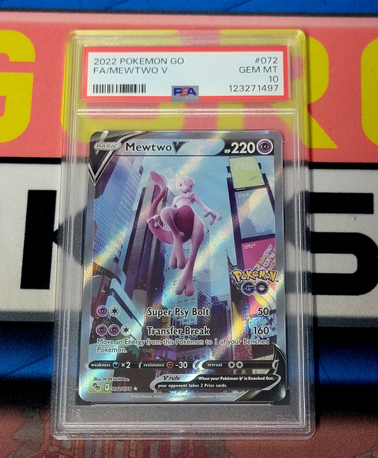 Graded - Mewtwo V #072/0787 [ENG] / PSA 10