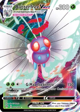 Single - Butterfree VMax #002/189 [ENG]