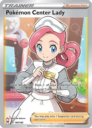 Single - Pokemon Center Lady #185/185 [ENG]