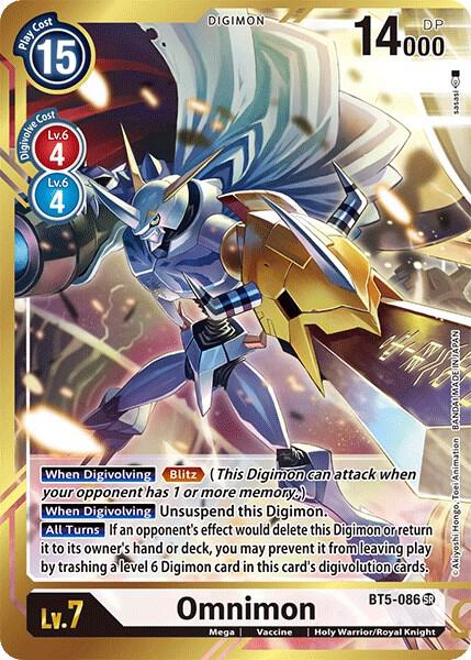 Single - Omnimon #BT5-086 [ENG]