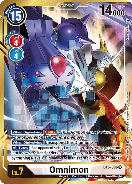 Single - Omnimon #BT5-086 [ENG]