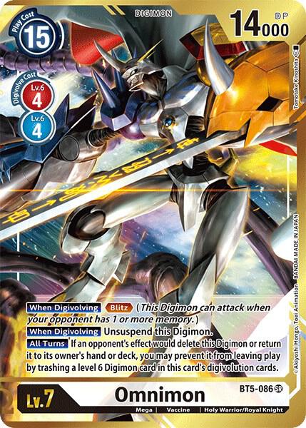 Single - Omnimon #BT5-086 [ENG]