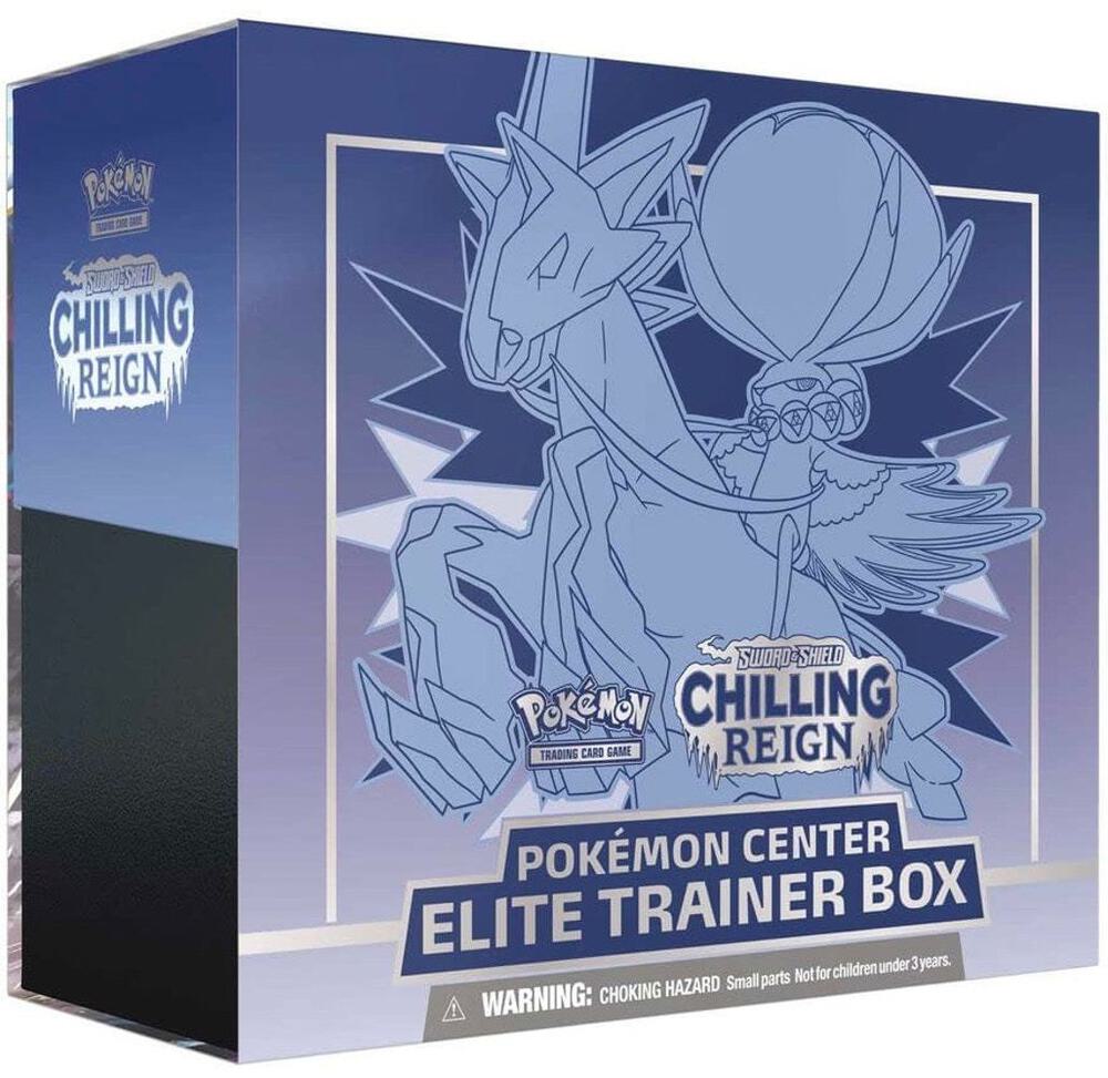 Pokemon Center Elite Trainer Box [Ice Rider Calyrex] (Exclusive) - SWSH06: Chilling Reign