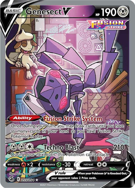 Genesect V (Alternate Full Art) - SWSH08: Fusion Strike (SWSH08)