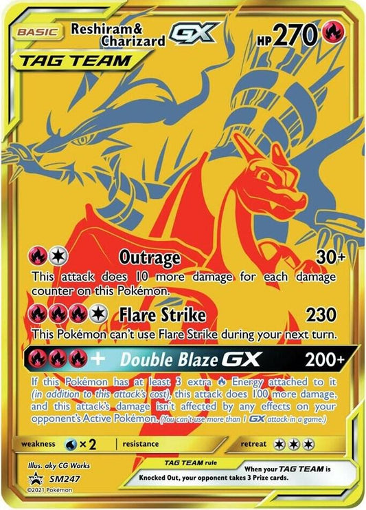 Promo - Reshiram & Charizard GX - SM247 [ENG]