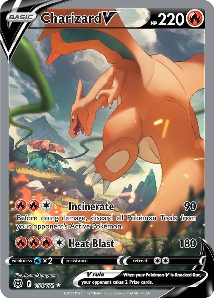 Single - Charizard V #154/172 [ENG]