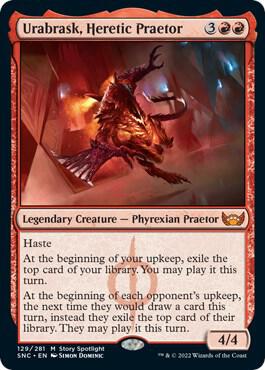 Single - Urabrask, Heretic Praetor #129/281 [ENG]