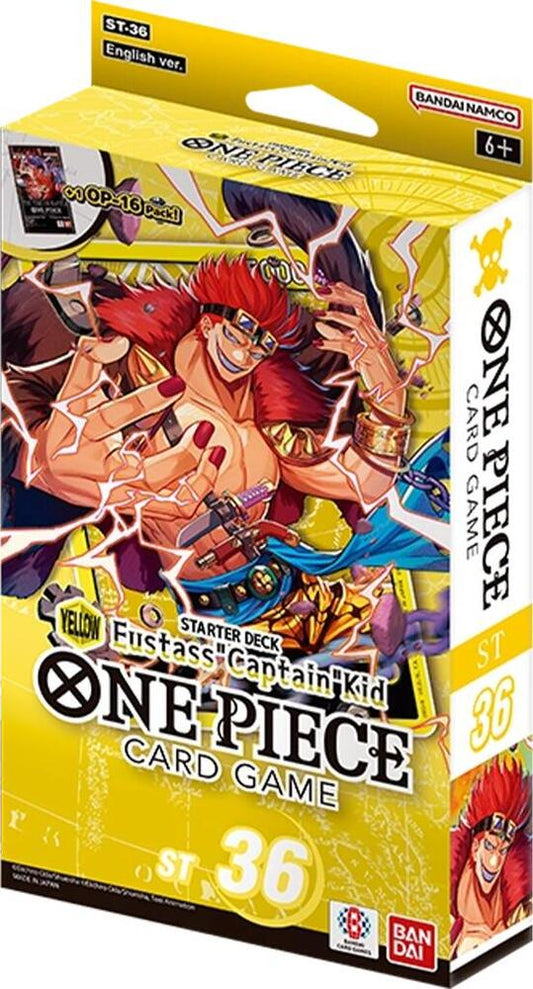 Starter Deck 36: YELLOW Eustass”Captain”Kid (ST-36) (LIMIT 2 PER PERSON)