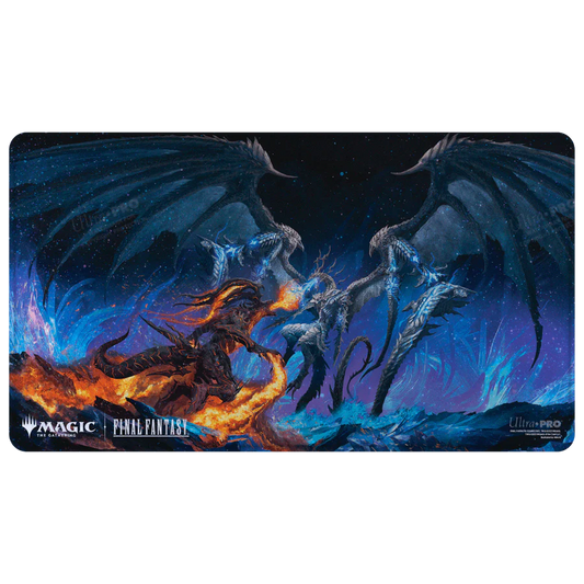 Playmat - FINAL FANTASY™ Bahamut and Ifrit Holofoil Playmat