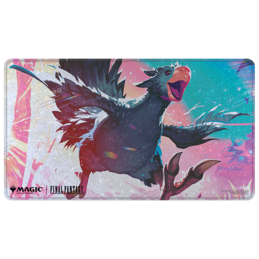 Playmat - FINAL FANTASY™ Traveling Chocobo (Black) Holofoil Playmat