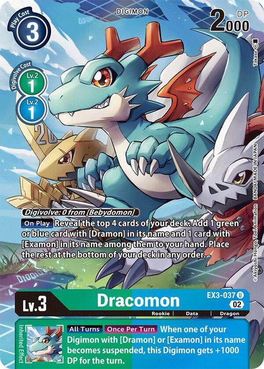 Single - Dracomon #EX3-037 [ENG]