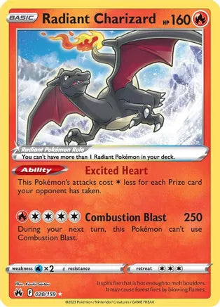 Single - Radiant Charizard #020/159 [ENG]