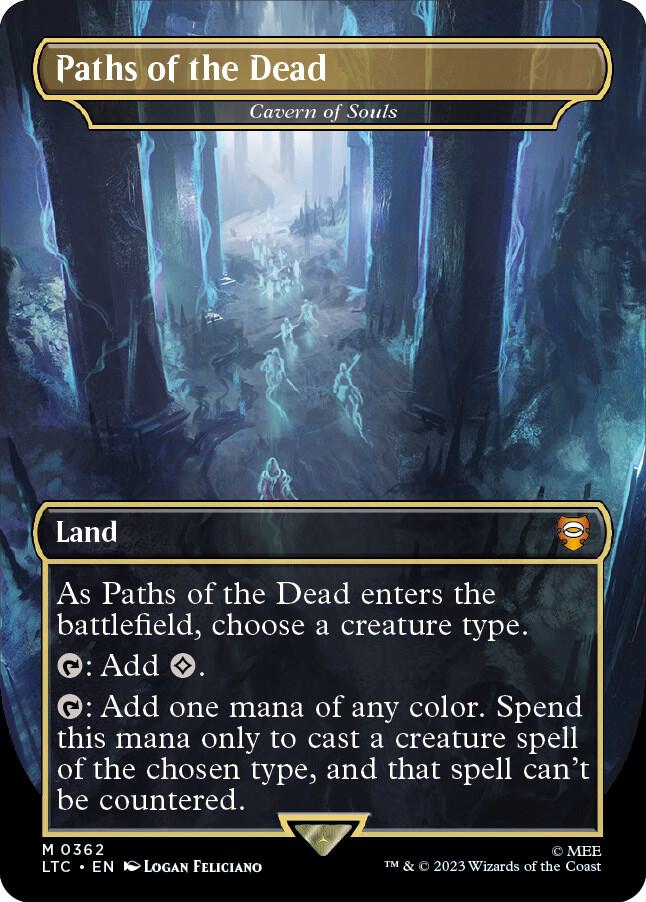 Paths of the Dead - Cavern of Souls - Commander: The Lord of the Rings: Tales of Middle-earth (LTC)