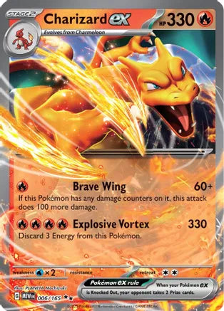 Single - Charizard EX #006/165 [ENG]