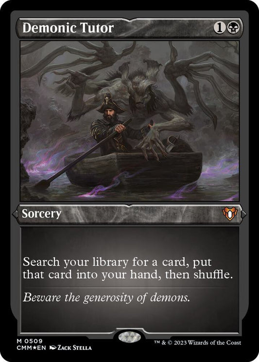 Single - Demonic Tutor (Foil Etched) #0509 [ENG]