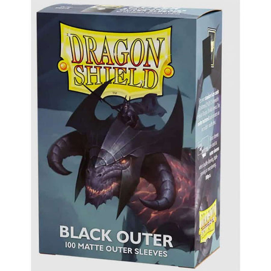 Outer Sleeves - Black (100-Pack) - Dragon Shield Card Sleeves