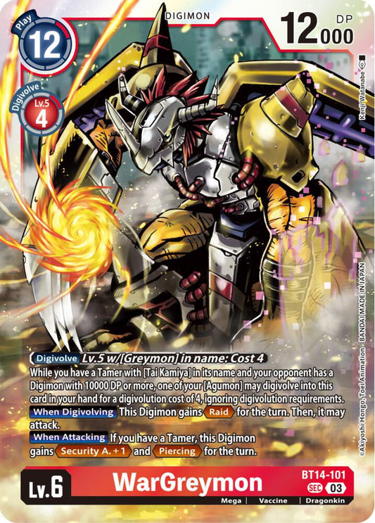 Single - WarGreymon #BT14/101 [ENG]