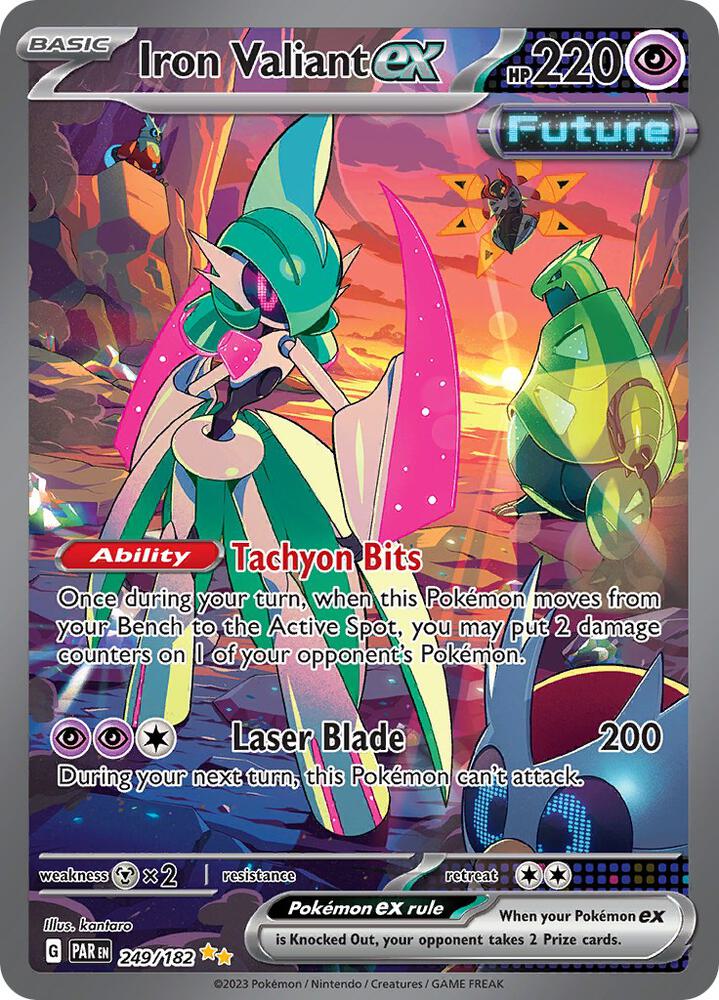 Single - Iron Valiant EX #249/182 [ENG]