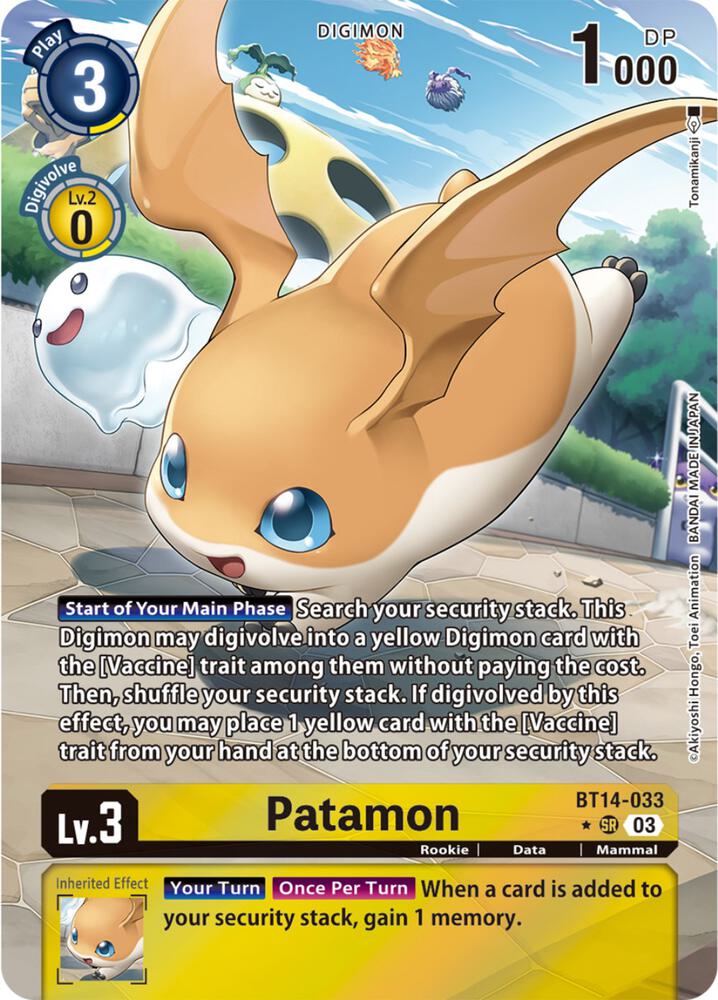 Single - Patamon #BT14/033 [ENG]