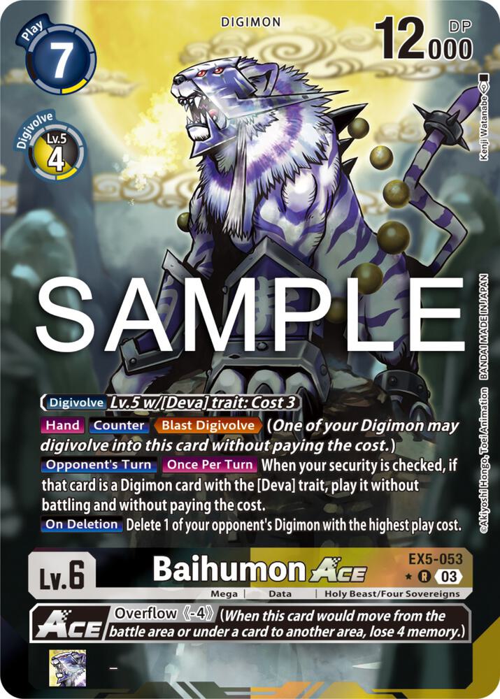 Single - Baihumon #EX5-053 [ENG]