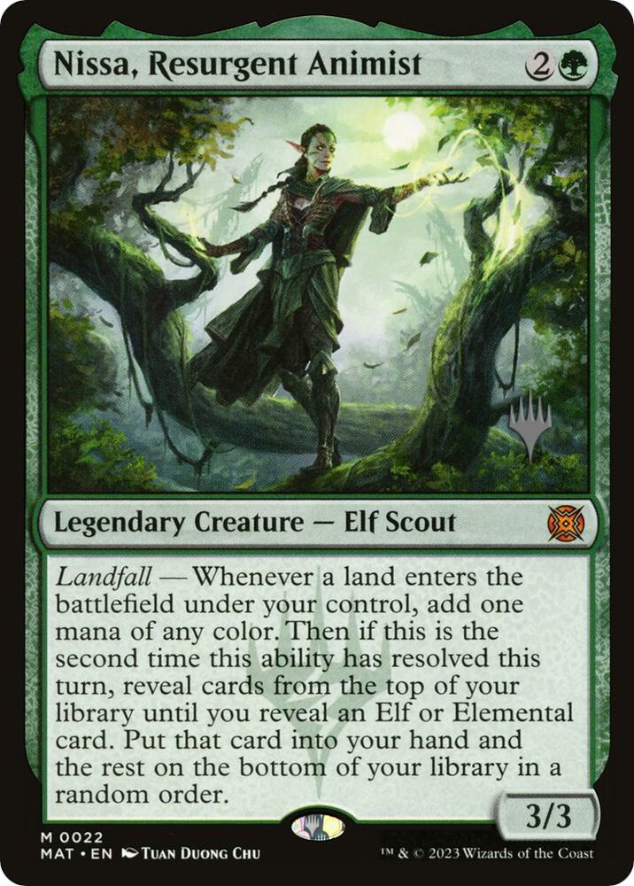 Promo - Nissa, Resurgent Animist #0022 [ENG]