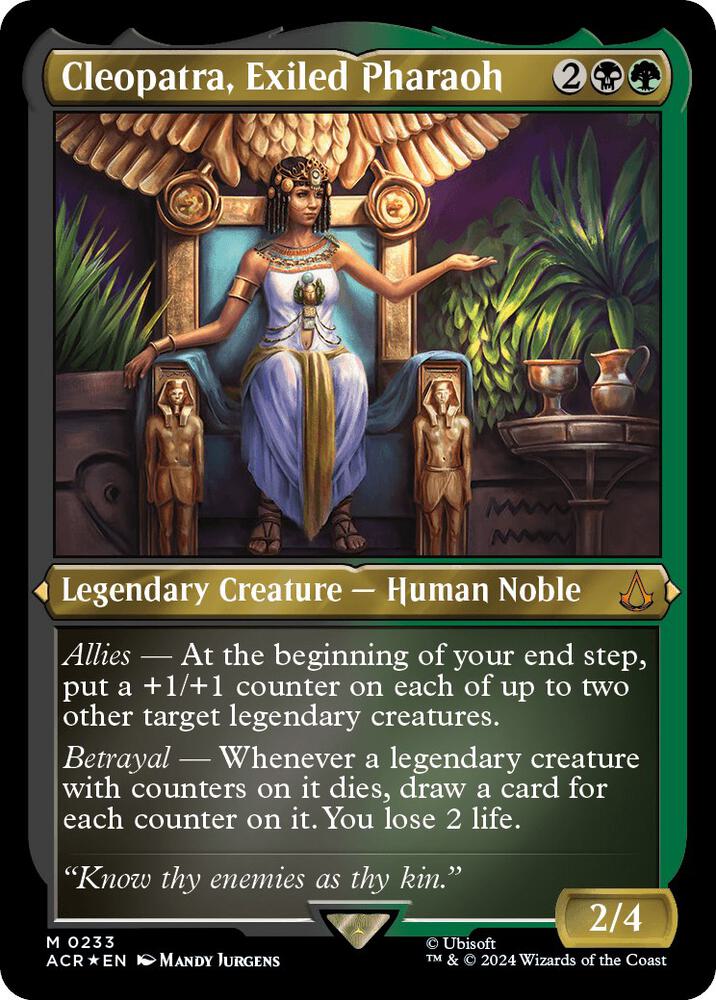Single - Cleopatra, Exiled Pharaoh #0233 (Foil Etched) [ENG]