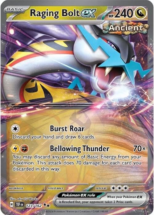 Single - Raging Bolt EX #123/162 [ENG]