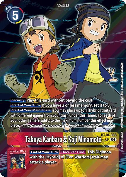 Single - Takuya Kanbara & Koji Minamoto #BT18-088 [ENG]